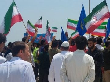 برگزاری راهپیمایی در محکومیت جنایات رژیم صهیونیستی
