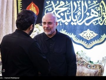 حضور ریٔیس مجلس در منزل شهیدان طهرانچی، شادمانی و حاجی‌زاده