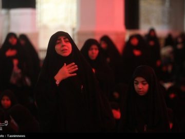 سوگ عزای حضرت رقیه در حرم امامزاده هلال بن علی