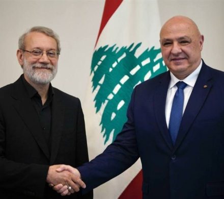 دیدار لاریجانی با ریٔیس جمهور لبنان