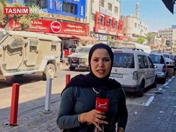 راهزنی صهیونیست‌ها در روز روشن از صرافی فلسطینی در رام‌الله