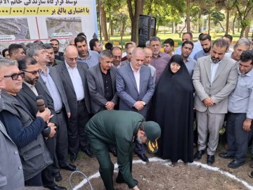 کلنگ‌زنی چهار تقاطع غیرهمسطح در بروجرد با همکاری قرارگاه خاتم‌الانبیا
