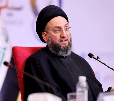 دیدار سید عمار حکیم با لاریجانی