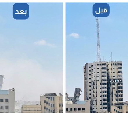 دومین برج مسکونی غزه هدف حملات صهیونیست‌ها قرار گرفت