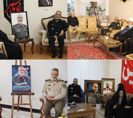 دیدار سرلشکر موسوی با خانواده فرماندهان شهید جنگ تحمیلی ۱۲ روزه