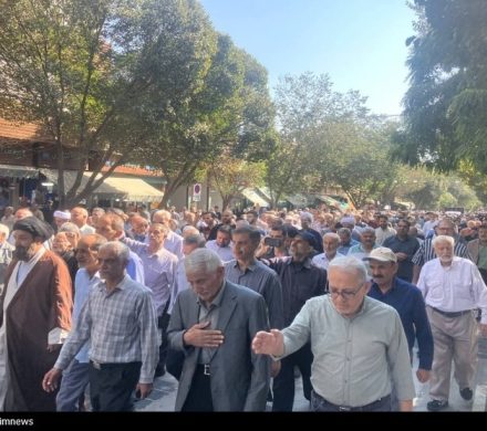 راهپیمایی «بشارت نصر» در شهرری؛ فریاد حمایت از غزه و تأکید بر حق هسته‌ای ایران
