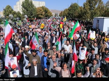 حضور پرشور مردم زنجان در راهپیمایی بشارت نصر