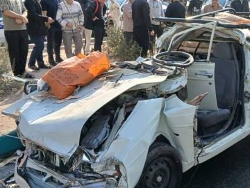 مرگ ۵ نفر بر اثر تصادف در جاده حمزه/اعزام ۵ تیم عملیاتی اورژانس دزفول